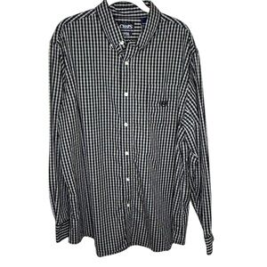 NEW Chaps Men’s Button Down Shirt Size XL‎ Plaid Casual Stretch Easy Care​
